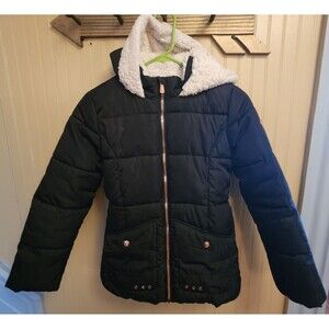 Kensie Girl Sherpa Fleece Lining Quilted Puffer Coat Size 10/12